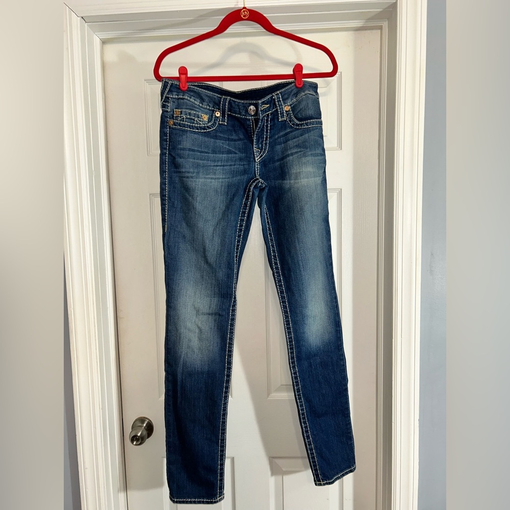 True Religion Indigo Women's Skinny Jeans - Picture 2 of 7